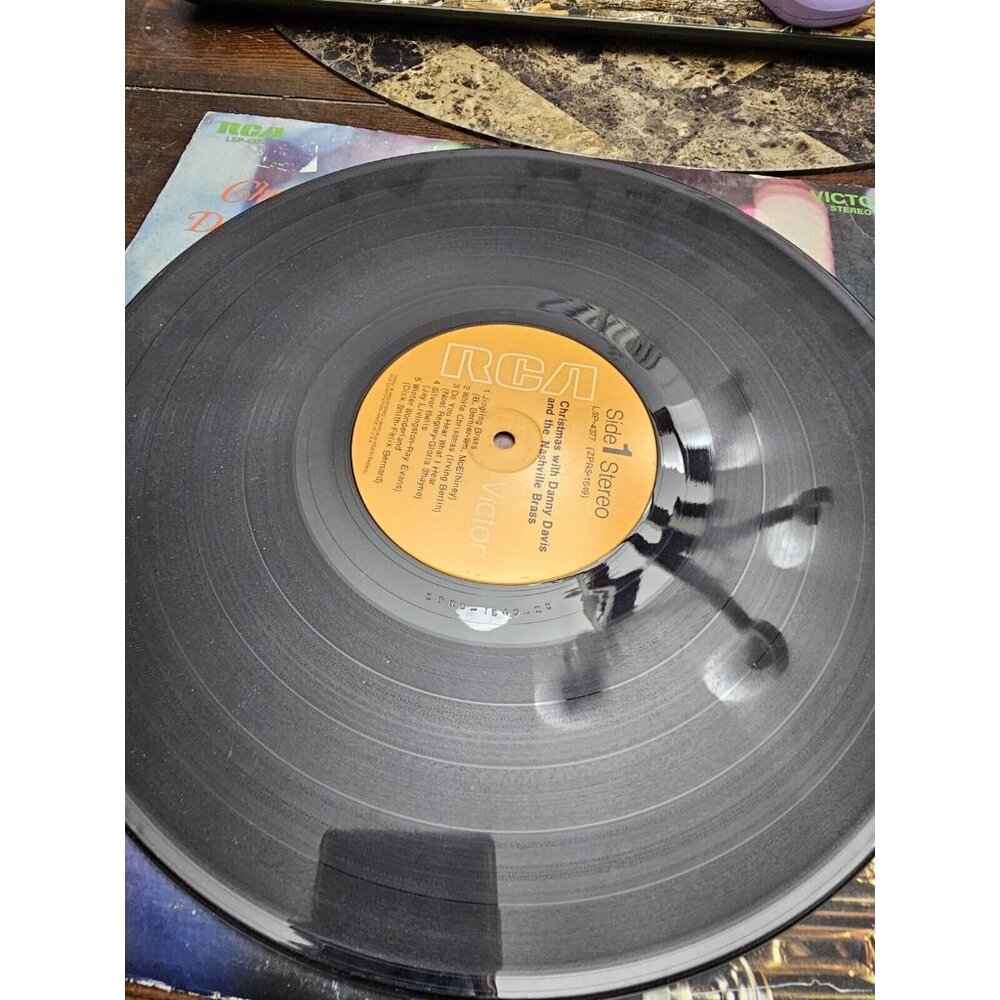 Christmas With Danny Davis & Nashville Brass LP Vinyl Record 1970 - Picture 4 of 4